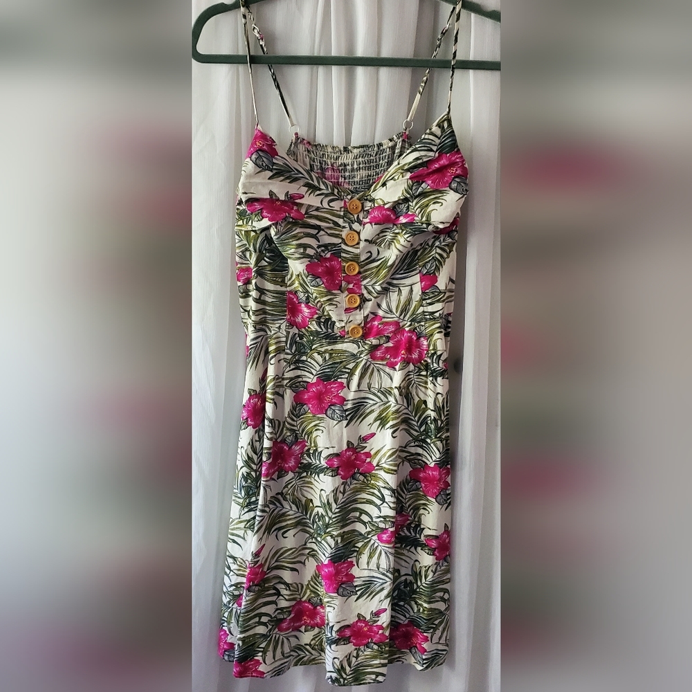 Collectif Tropical Hibiscus sundress size 16